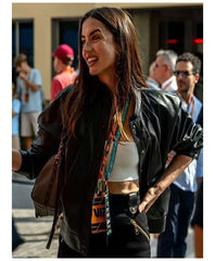 Ana de Armas F1 Grand Prix Leather Jacket
