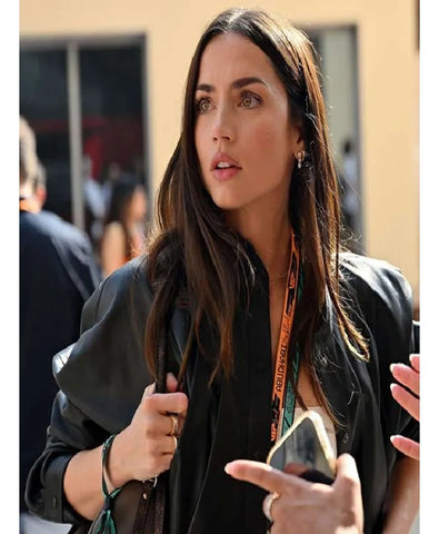 Ana de Armas F1 Grand Prix Leather Jacket