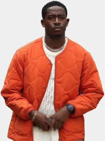 Damson Idris F1 The Movie Orange Jacket