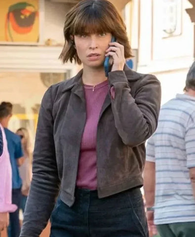 FBI International Heida Reed Brown Jacket