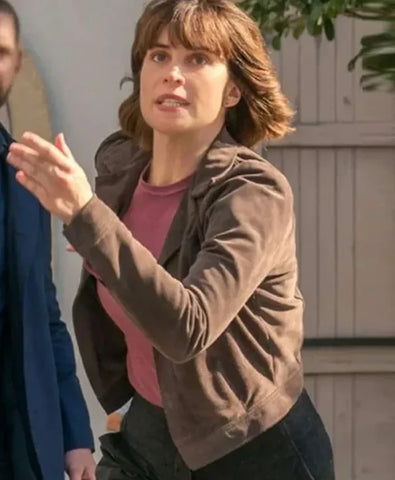 FBI International Heida Reed Brown Jacket