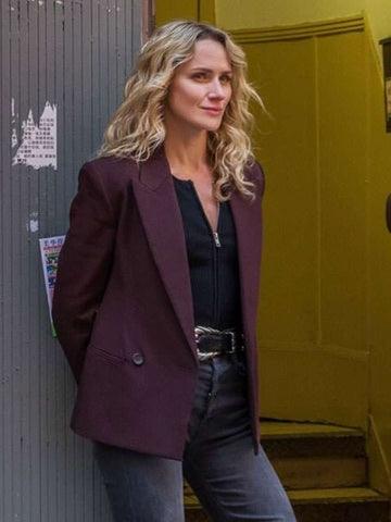 Shantel VanSanten FBI Most Wanted S06 Maroon Blazer