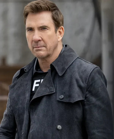 FBI Most Wanted Dylan McDermott Black Coat