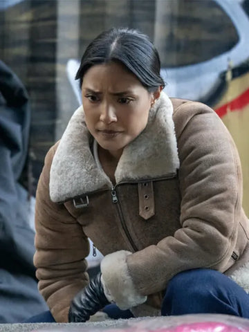 FBI S07 Dani Rhodes Brown Suede Jacket