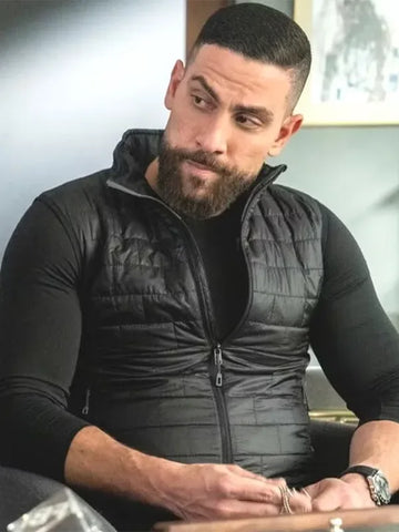 FBI S07 Omar Adom Black Vest