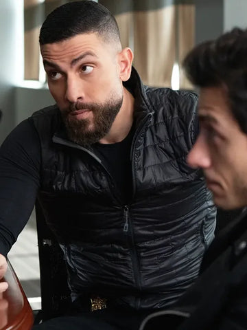 FBI S07 Omar Adom Black Vest