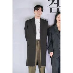 Father Paolo Dark Nuns Trench Coat