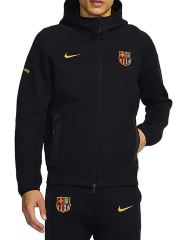 FC Barcelona Tech Black Fleece Jacket