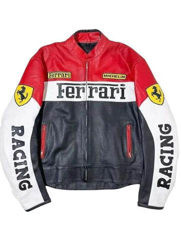 Ferrari Racing Leather Jacket