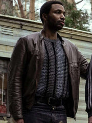 Kendrick Etmon Ferry 2 Brown Leather Jacket