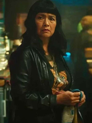 Sarah Lam Fight or Flight 2025 Leather Jacket