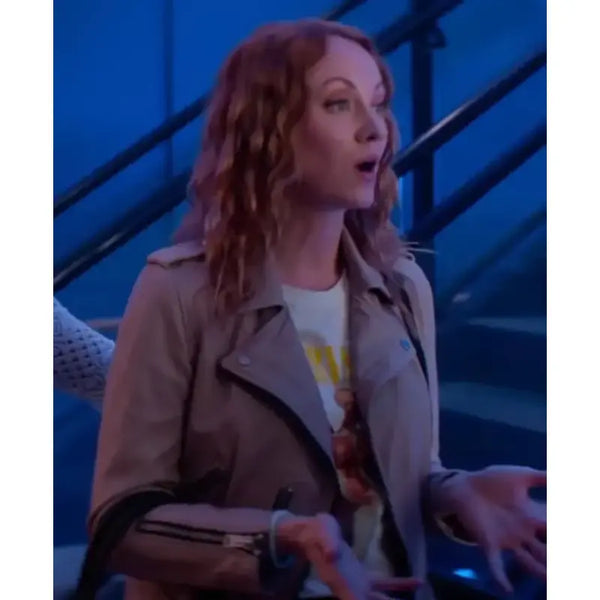 Fiona Vroom Murder in a Small Town S02 Leather Jacket