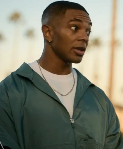 Forever Xavier Mills Green Track Jacket