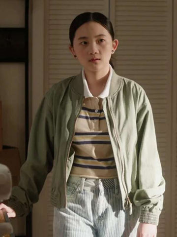 Stevie Zhao Found S02 Green Bomber Jacket