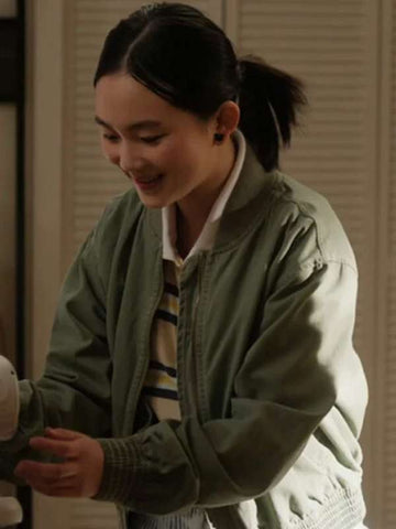 Stevie Zhao Found S02 Green Bomber Jacket