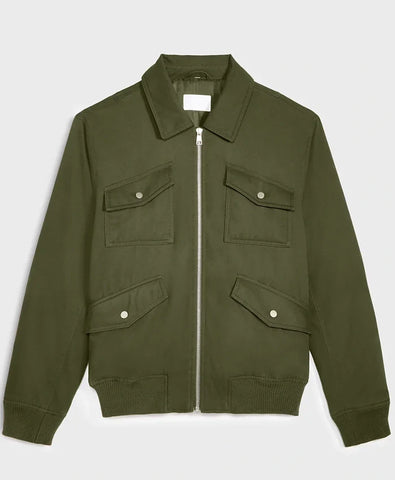Found S02 Karan Oberoi Green Bomber Jacket