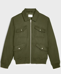 Found S02 Karan Oberoi Green Bomber Jacket