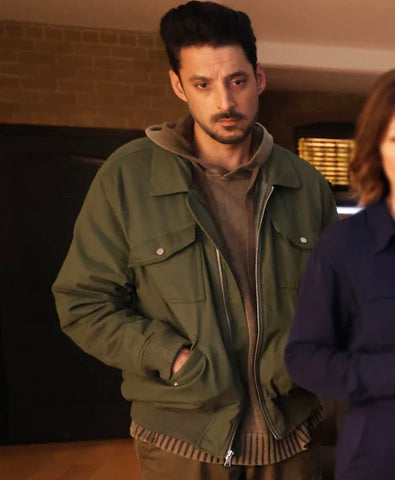 Found S02 Karan Oberoi Green Bomber Jacket