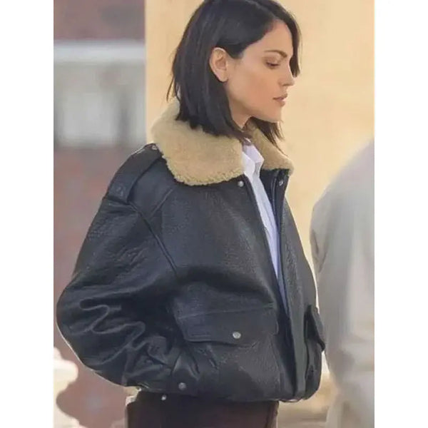 Eiza González Fountain of Youth Leather Jacket