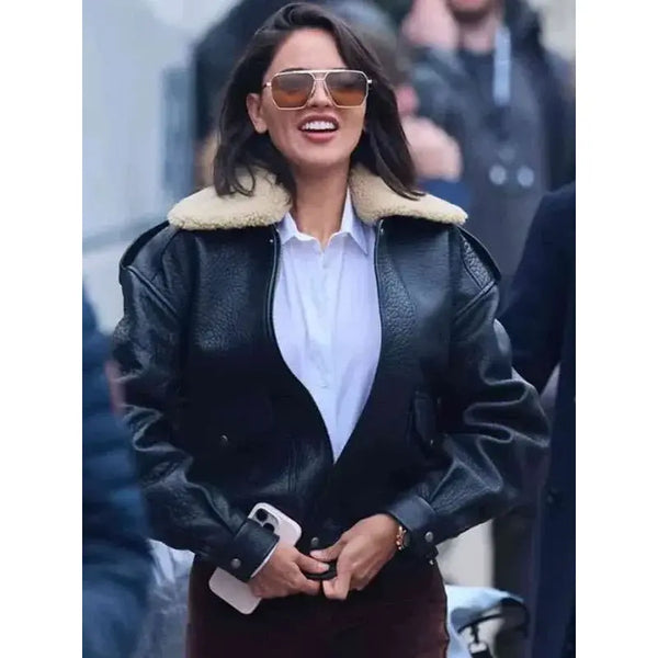 Eiza González Fountain of Youth Leather Jacket