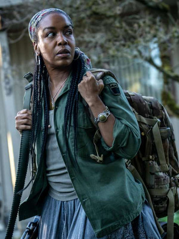 Emma Earth Abides Green Cotton Jacket