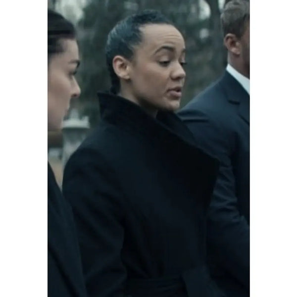Frances Neagley Reacher Black Coat