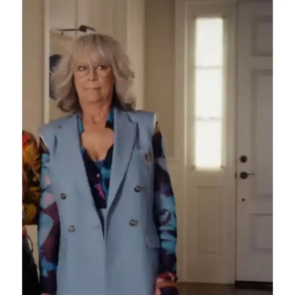 Freakier 2025 Friday Jamie Lee Curtis Blue Blazer