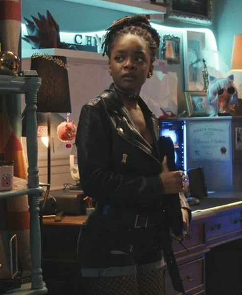 G20 Marsai Martin Black Leather Jacket