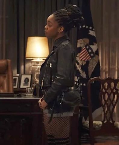 G20 Marsai Martin Black Leather Jacket