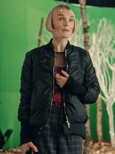 Geek Girl S01 Betty Black Bomber Jacket