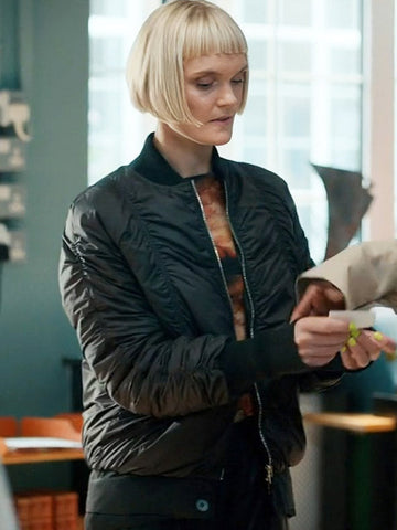 Geek Girl S01 Betty Black Bomber Jacket