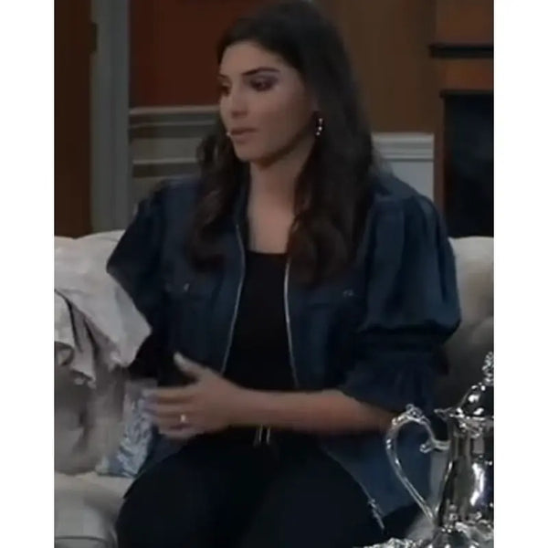 General Hospital Amanda Setton Green Satin Jacket