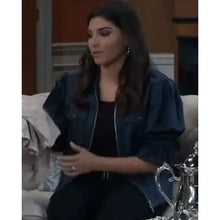 General Hospital Amanda Setton Green Satin Jacket
