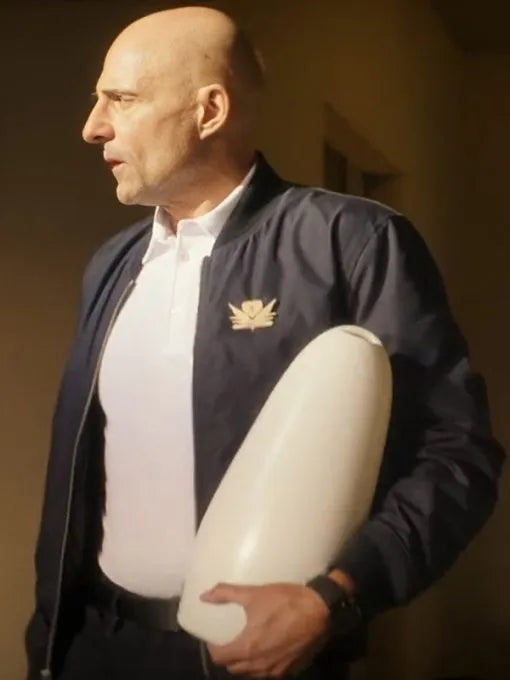 Atlas 2024 Mark Strong Black Bomber Jacket