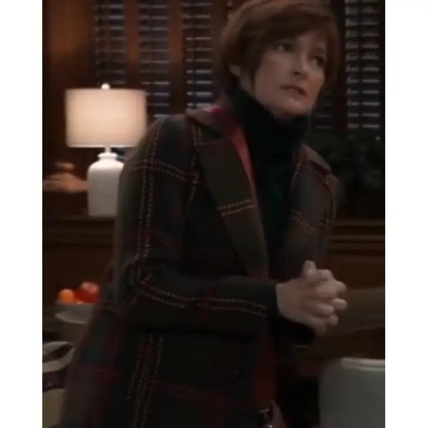 General Hospital Diane Miller Plaid Coat