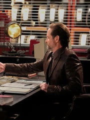 Fred Fagenbacher Georgie and Mandys First Marriage Leather Blazer
