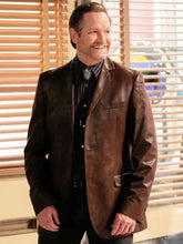 Fred Fagenbacher Georgie and Mandys First Marriage Leather Blazer