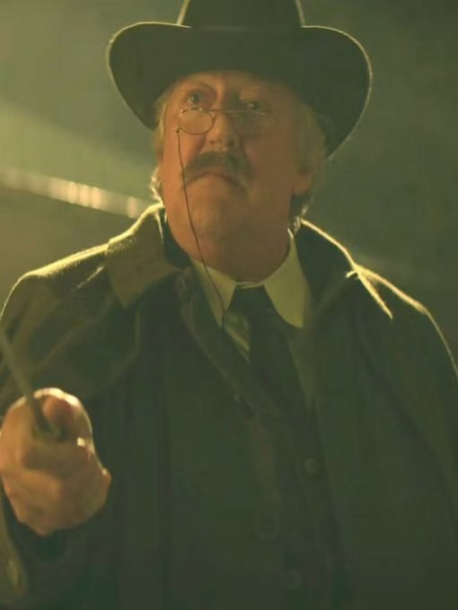 The Sandman 2022 Stephen Fry Green Trench Coat
