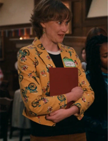 Ginger The Sex Lives of College Girls S03 Printed Blazer
