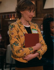 Ginger The Sex Lives of College Girls S03 Printed Blazer