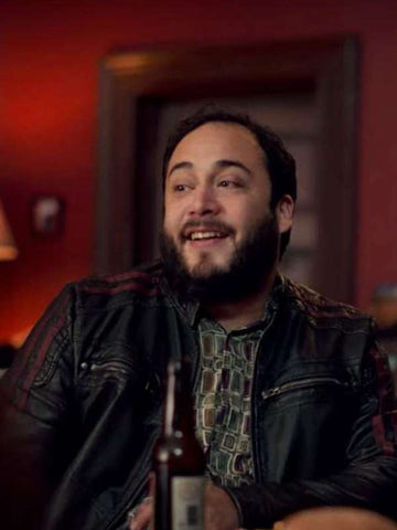 Rodrigo Fernandez-Stoll Ginny & Georgia Black Leather Jacket