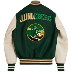 Golden Bear Green Wool Varsity Jacket