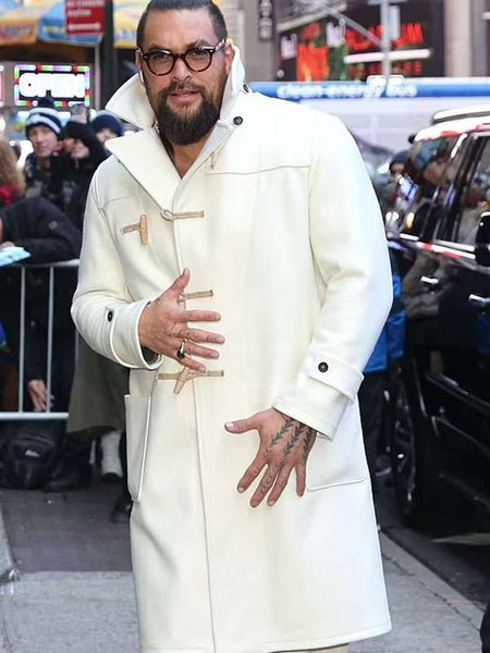 Jason Momoa White Coat