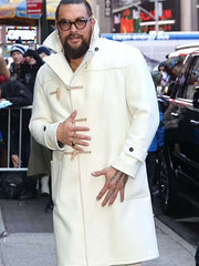 Jason Momoa White Coat