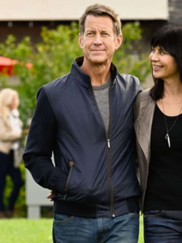 Dr. Sam Good Witch S05 Blue Bomber Jacket