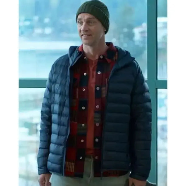 Gordon Murphy Murder in a Small Town Blue Puffer Jacket