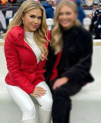 Gracie Hunt Chiefs Red Hooded Jacket