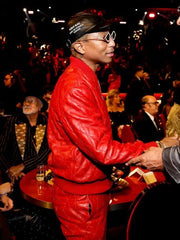 Grammys Awards 2023 Pharell Williams Red Tracksuit