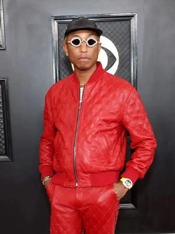 Grammys Awards 2023 Pharell Williams Red Tracksuit