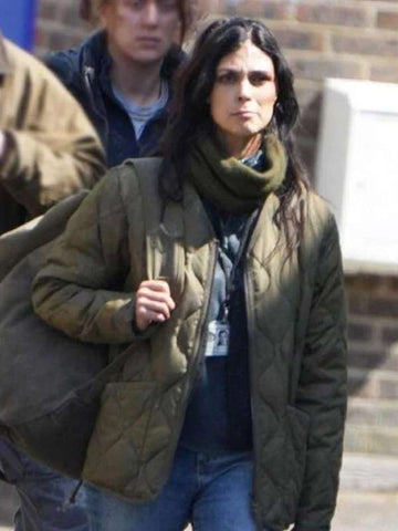 Morena Baccarin Greenland Migration Green Jacket